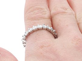 Large Eternity Ring on the Hand