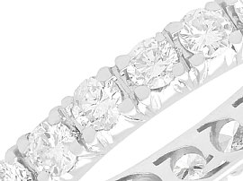Diamond Eternity Ring in Platinum 1950s