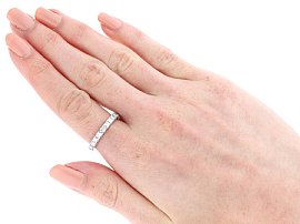 Wearing Image for 1.4 Carat Diamond Eternity Ring