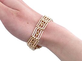 Wearing Image for Unusual Gate Bracelet in the UK
