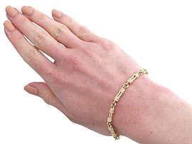 Wearing Image for Gold Bracelet