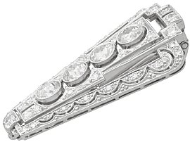 Art Deco Diamond Clip Pendant 