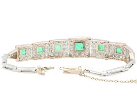 Emerald and Diamond Bracelet UK