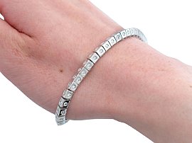 Diamond Bracelet on the Wrist