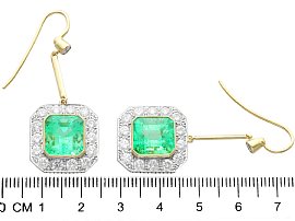 Measurements for Vintage 1960s Earrings