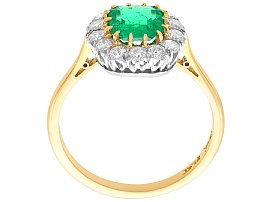 Emerald Cut Ring in Gold