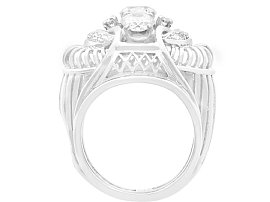 Side of Antique Wirework Diamond Dress Ring
