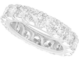 3.00 ct Diamond and Platinum Full Eternity Ring - Vintage Circa 1950