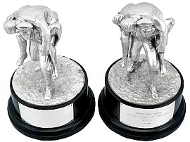 Unusual Hallmarked Silver Trophy Set