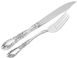 68 Piece Cutlery Set Antique Silver