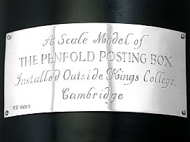 Vintage Silver Post Box