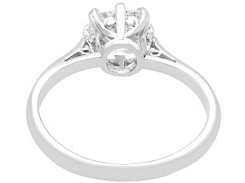 antique 8 Claw Engagement Ring for Sale 