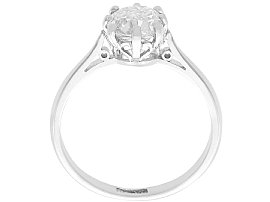 Platinum 8 Claw Engagement Ring for Sale 