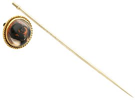 Essex crustal dog pin brooch for sale