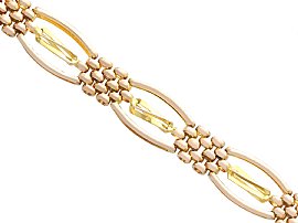 1920s Gold Gate Bracelet