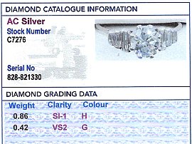 7 Stone Diamond Engagement Ring Grading