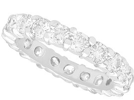 Vintage Diamond Claw Set Full Eternity Ring