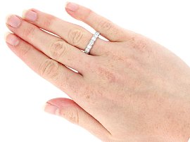 Wearing Image for Size l Diamond Eternity Ring
