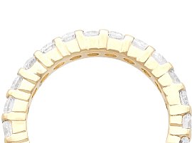 Vintage Diamond Eternity Ring Size H 1/2 