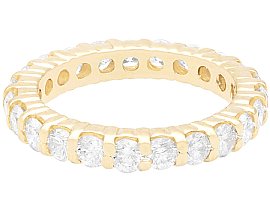 Vintage Gold and Diamond Eternity Ring