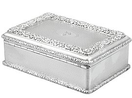 Large Silver Table Snuff Box