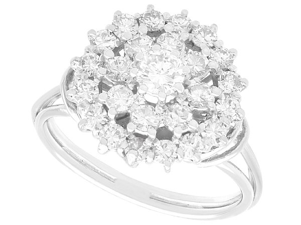 Cluster Diamond Ring Vintage