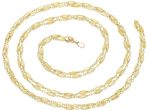 Antique Victorian Yellow Gold Chain