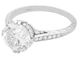 Antique G Colour Diamond Engagement Ring