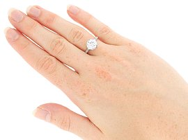 Wearing G Colour Diamond Engagement Ring