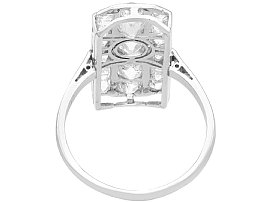 Art Deco Antique Platinum Dress Ring Diamond