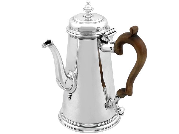 Sterling Silver Hot Chocolate Pot