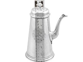 Sizing Sterling Silver Hot Chocolate Pot 