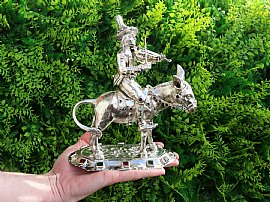 Sterling Silver Donkey Ornament