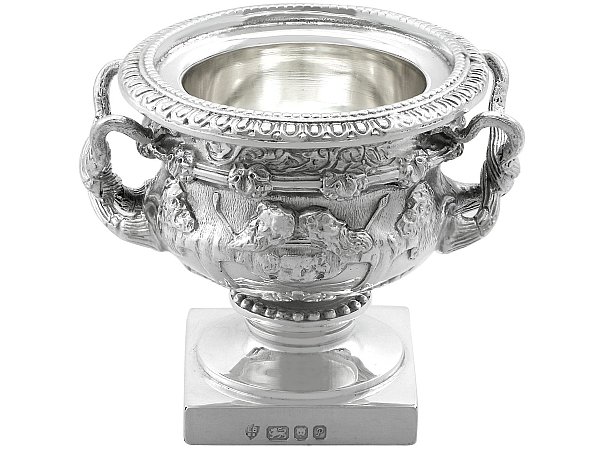 Miniature Silver Warwick Vase