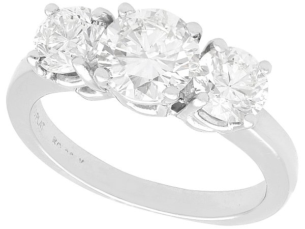 2.49 Carat Diamond Trilogy Ring 