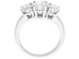 Platinum 2.49 Carat Diamond engagement ring 