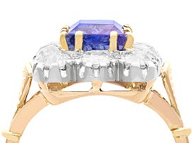 Rectangular Sapphire Ring 