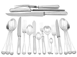 Vintage Sterling Silver Canteen of Cutlery for Twelve Persons; C7505