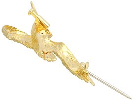 Bird Brooch in Gold for Sale