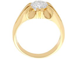Gents Diamond Signet Ring
