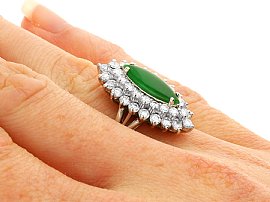 Wearing Antique Jade Ring