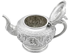 Indian Silver Teapot