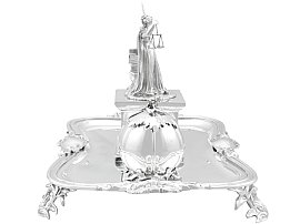 Victorian Inkstand in Sterling Silver