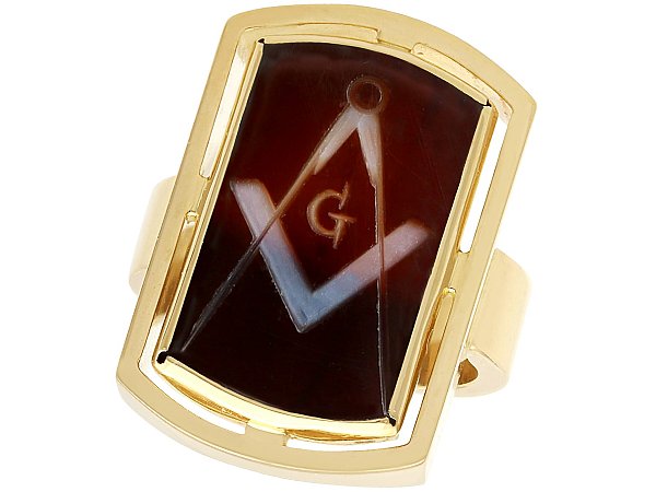 Vintage Masonic Ring