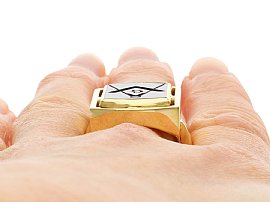 Gold Ring on the Finger