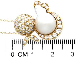 Measurement for Pearl Pendant