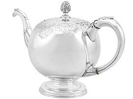 Sterling Silver Teapot George II