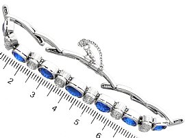 Measure length spinel bracelet
