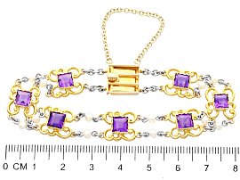 Edwardian Amethyst Bracelet