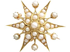 1920s Seed Pearl Pendant